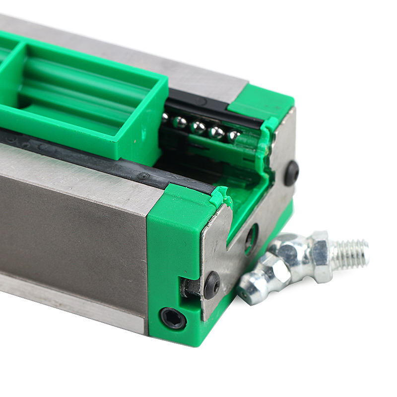 Fourrow recirculating full complement ball bearing carriage linear rail block KWVE25BS G1 V1